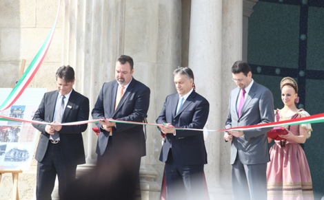 Orbán Viktor adta át a 9 milliárdból megújul budapesti Várkert Bazárt